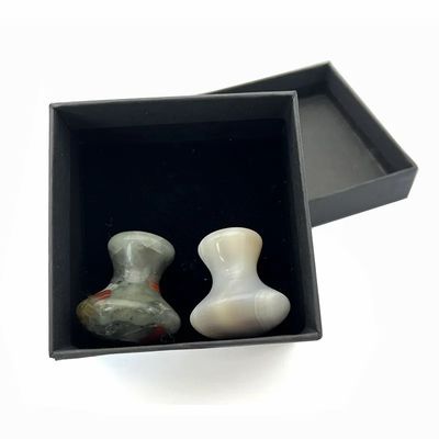 2024 Piedra de sangre Piedra de jade Piedra Guasha Hongo Piedra de masaje Piedra Gua Sha Herramienta facial La solución perfecta para reducir las líneas finas