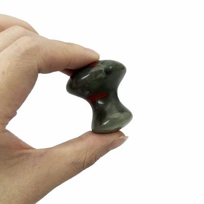 2024 Piedra de sangre Piedra de jade Piedra Guasha Hongo Piedra de masaje Piedra Gua Sha Herramienta facial La solución perfecta para reducir las líneas finas