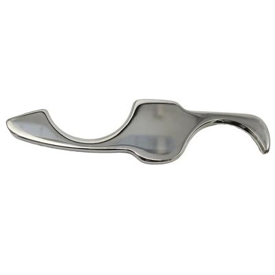 Masajista S en forma de acero inoxidable Gua Sha tabla para la espalda Meridiano raspado herramienta de masaje
