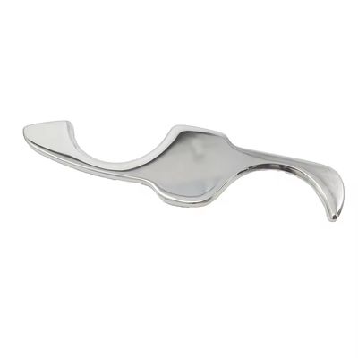 Masajista S en forma de acero inoxidable Gua Sha tabla para la espalda Meridiano raspado herramienta de masaje