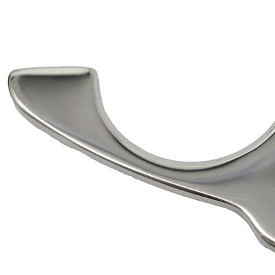 Masajista S en forma de acero inoxidable Gua Sha tabla para la espalda Meridiano raspado herramienta de masaje