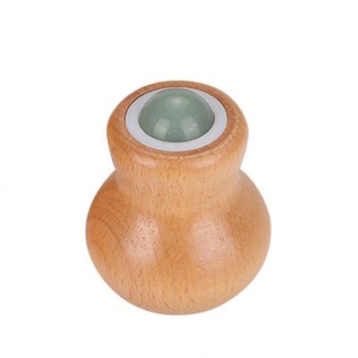 Roller facial de jade personalizable y herramienta de masaje de Gua Sha para el cuidado facial