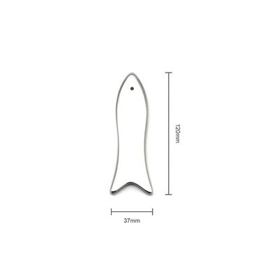 2024 Raspadora de acero inoxidable en forma de pez caliente Masaje facial portátil Gua Sha Herramienta para el levantamiento facial y el rejuvenecimiento de la piel