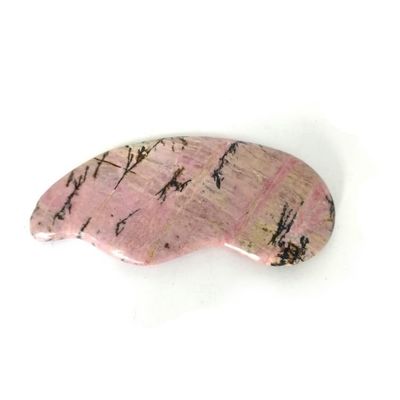 Cuidado de la Salud del Cuerpo Masaje Esencial Rhodochrosite Natural Gua Sha Mascarilla de raspado para la función de cuidado de la salud