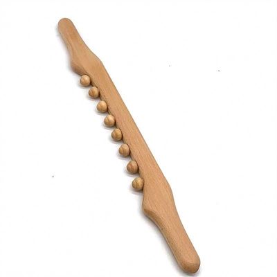Bastón de masaje de raspado de Gua Sha de madera para movilización de tejidos blandos de todo el cuerpo y herramienta de masaje de dragado meridiano