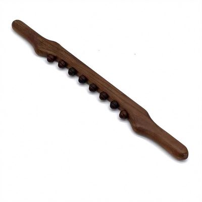 Bastón de masaje de raspado de Gua Sha de madera para movilización de tejidos blandos de todo el cuerpo y herramienta de masaje de dragado meridiano