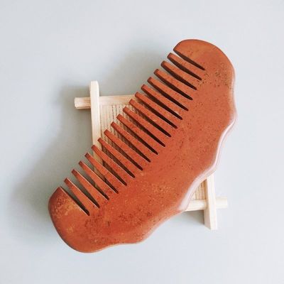 Cabeza Gua Sha herramienta de masaje cuero cabelludo Meridiano de dragado peine para la relajación y la revitalización