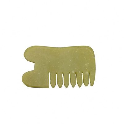Cuidado de la salud del cuerpo Masaje Natural Xiu Yan Jade Stone raspado Guasha Peinado Cabello Facial Cuero cabelludo Gua Sha Cepillado Herramientas para la cabeza