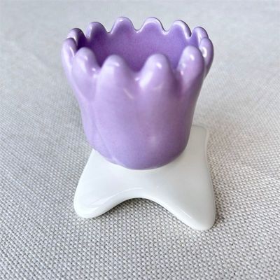 Logotipo personalizado Disponible tabla de raspado de cerámica facial Gua Sha para salón de belleza certificado ISO9001