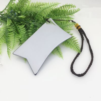 Terahertz Placa de raspado herramienta de masaje Gua Sha Guasha tabla para masajeador de cuerpo de espalda cuerpo con logotipo personalizado y plata