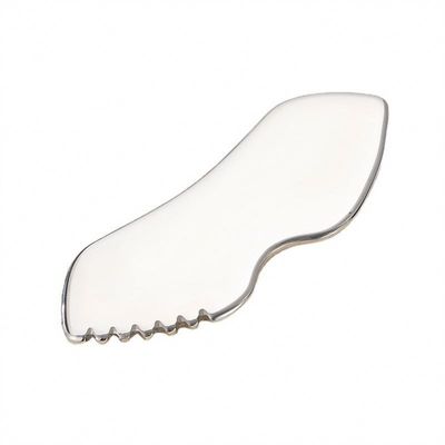 Cuidado de la salud Cuerpo de metal de raspado de la tabla de acero inoxidable Gua Sha herramienta para el logotipo personalizado