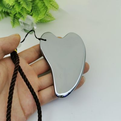 Terahertz Stone Gua Sha Herramienta de masaje facial 2024 Logotipo personalizado portátil para equipo de masaje corporal en forma de corazón