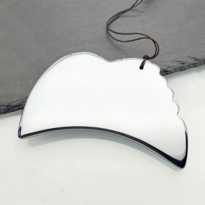 Plata Terahertz Placa de belleza raspado herramienta de masaje para una experiencia lujosa y rejuvenecedora