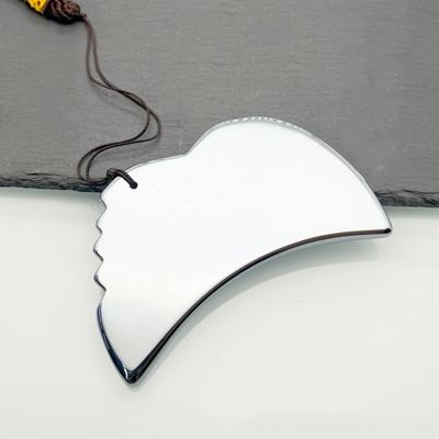 Plata Terahertz Placa de belleza raspado herramienta de masaje para una experiencia lujosa y rejuvenecedora