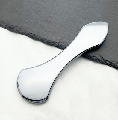 Logotipo personalizado disponibled Terahertz Gua Sha Jade Masajeador facial antienvejecimiento para aliviar las arrugas y relajar los músculos