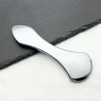 Logotipo personalizado disponibled Terahertz Gua Sha Jade Masajeador facial antienvejecimiento para aliviar las arrugas y relajar los músculos