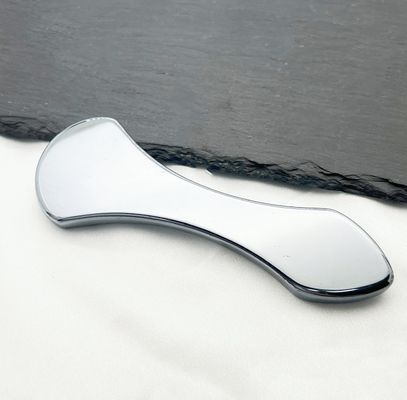 Logotipo personalizado disponibled Terahertz Gua Sha Jade Masajeador facial antienvejecimiento para aliviar las arrugas y relajar los músculos
