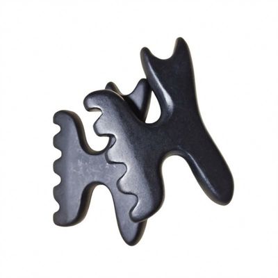 Masajeador de pies Gua Sha Terapia Piedra Bian Acupuntura Bastón Universal Herramienta de masaje 112 * 12mm Piedra natural