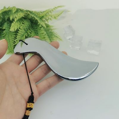 Spa de la piel masajeador de belleza facial de forma S Terahertz Gua Sha Masaje de raspado herramienta con logotipo personalizado disponible