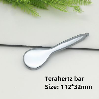 Terahertz Masaje corporal Gua Sha Bastón de pluma herramientas de plata para el tratamiento de rejuvenecimiento facial y del cuerpo