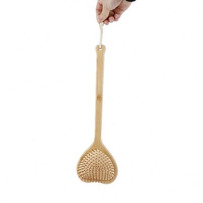 Household personal rascador de bambú cuerpo Meridiano masaje martillo mango largo para aliviar la picazón y Gua Sha