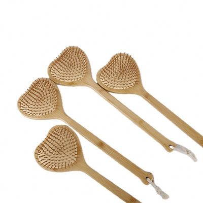 Household personal rascador de bambú cuerpo Meridiano masaje martillo mango largo para aliviar la picazón y Gua Sha