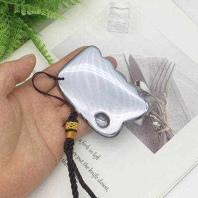 Tipo Terahertz Placa de raspado herramienta de masaje Gua Sha Guasha Tabla para masajeador de cuerpo de espalda Plata