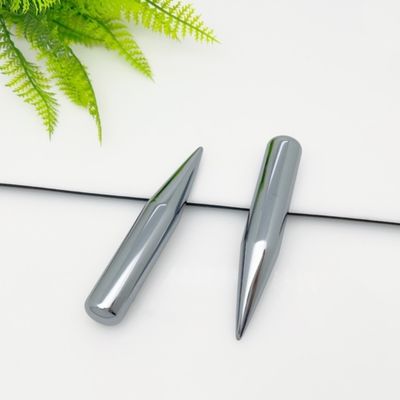 Herramientas de Reflexología Facial Terahertz Varilla de Masaje de Plata para Terapia de Masaje Facial