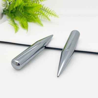Herramientas de Reflexología Facial Terahertz Varilla de Masaje de Plata para Terapia de Masaje Facial