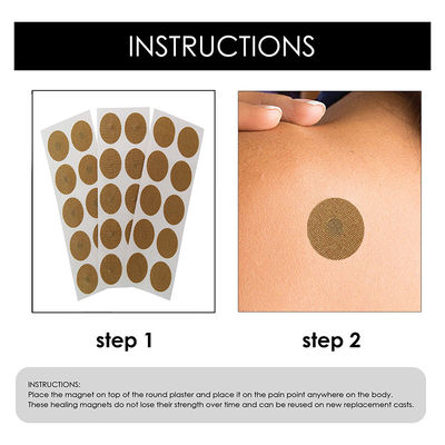 Parche para aliviar el dolor en las articulaciones Acupuntura de ultra resistencia Yeso magnético para curación natural