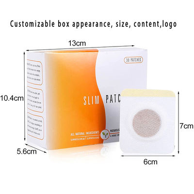 30pcs medicina natural china de hierbas Magneto de adelgazamiento parche quema de grasa pérdida de peso pegatinas cuidado de la salud masajeador corporal