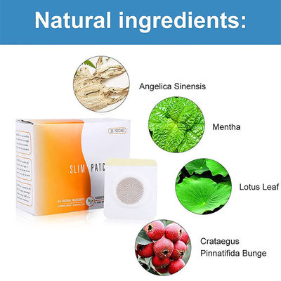 30pcs medicina natural china de hierbas Magneto de adelgazamiento parche quema de grasa pérdida de peso pegatinas cuidado de la salud masajeador corporal