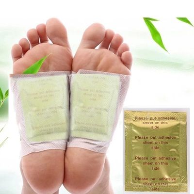 Función del parche para bajar de peso 10 paquetes almohadillas para los pies de jengibre 10 hojas adhesivas para eliminar impurezas y aliviar el estrés