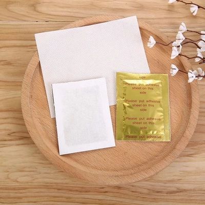 10 almohadillas Original Gold Detox Foot Patch Herramienta de cuidado de pies de bambú para mejorar el sueño y la piel 12.5*10*4 cm