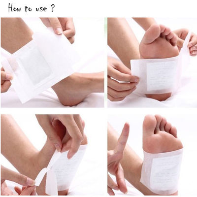 Función de masaje 10 almohadillas herbales Detox Parches para los pies para aliviar el estrés y el sueño profundo Rehabilitación de la terapia de suministros