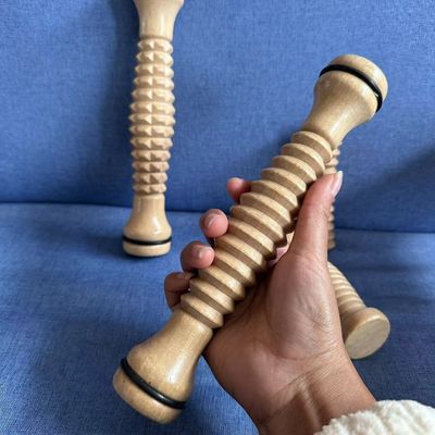 Equipo de masaje corporal Terapia de madera Roller de pies Guasha Herramientas de masaje para el cuerpo Gua Sha Masajista y alivio de la fascitis plantar