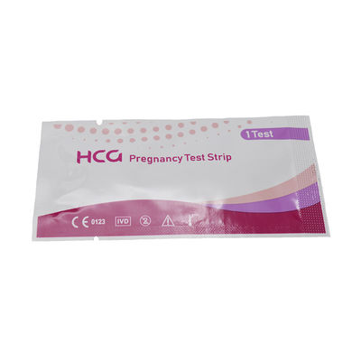 Precisión de la prueba de banda de HCG Embarazo Más del 99% de detección temprana para la banda interna Tamaño 80*3mm