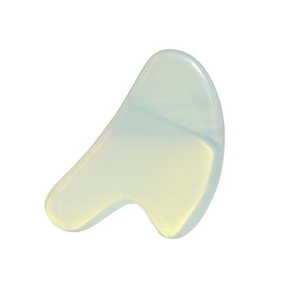 Herramienta de belleza Logotipo personalizado disponible tabla de raspado de ópal gua sha para masaje facial