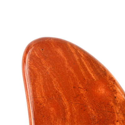 Masaje corporal Herramienta Guasha de jaspe rojo piedra de jade raspador facial para el cuidado de la piel Logotipo personalizado Forma de corazón Herramienta masajista de cara Gua Sha