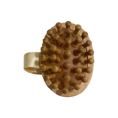 Propiedades Equipo de masaje para la cabeza Llegadas 100% de pincel de bambú puro Masaje popular Cojín de aire de madera de haya Peinillo para boca ancha
