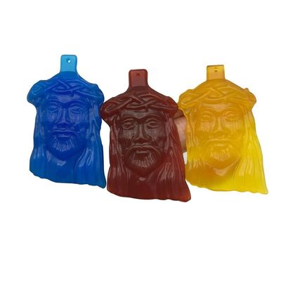 Mejorar su Feng Shui con personalizar el collar de jade natural colgante encantamientos micro Jesús Cristo cruz colgante de ágata