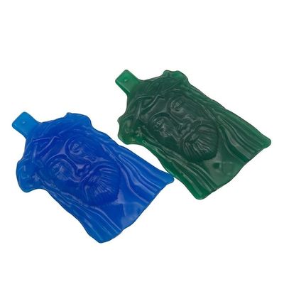 Mejorar su Feng Shui con personalizar el collar de jade natural colgante encantamientos micro Jesús Cristo cruz colgante de ágata
