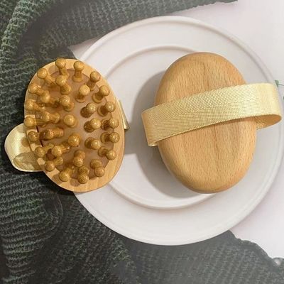 Propiedades Equipo de masaje para la cabeza Llegadas 100% de pincel de bambú puro Masaje popular Cojín de aire de madera de haya Peinillo para boca ancha
