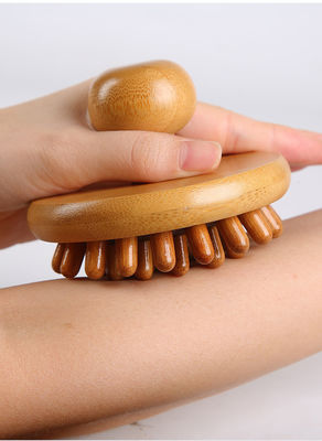 Masaje del cuero cabelludo cepillado de pelo de bambú peine de cabello logotipo personalizado de madera peine de cabello detangling 2023 herramientas ecológicas de masaje Guasha