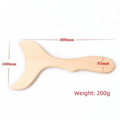2023 OEM Herramientas de masaje de madera de haya de terapia de conjunto de masajeador de espalda de madera con logotipo personalizado disponible