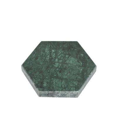 Coasters de mármol redondo cuadrado hexágono Marmol conjunto de bebida con pulido para tazas para su colección de bebidas