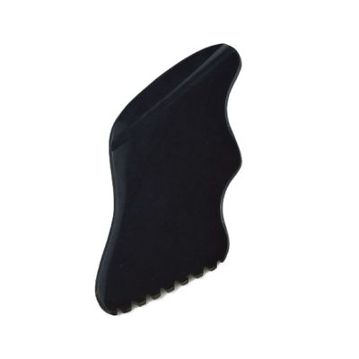 Popular Nefrita de forma de corazón Jade Gua Sha herramienta de masaje para masajeador corporal y facial