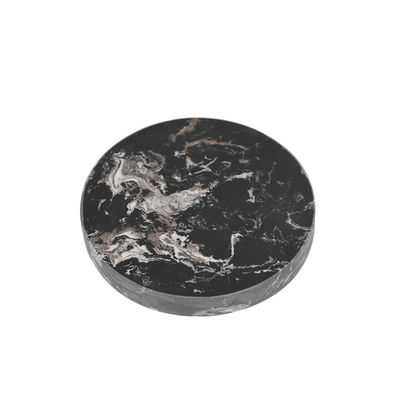 Coasters de mármol redondo cuadrado hexágono Marmol conjunto de bebida con pulido para tazas para su colección de bebidas