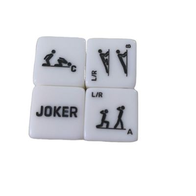 25mm Jade Six Sides Fitness Dice para el entrenamiento del ejercicio Deporte Entretenimiento Juegos Mejorar su entrenamiento
