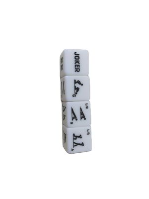 25mm Jade Six Sides Fitness Dice para el entrenamiento del ejercicio Deporte Entretenimiento Juegos Mejorar su entrenamiento